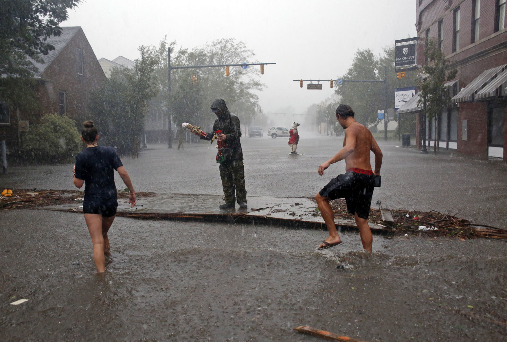 APTOPIX Tropical Weather North Carolina